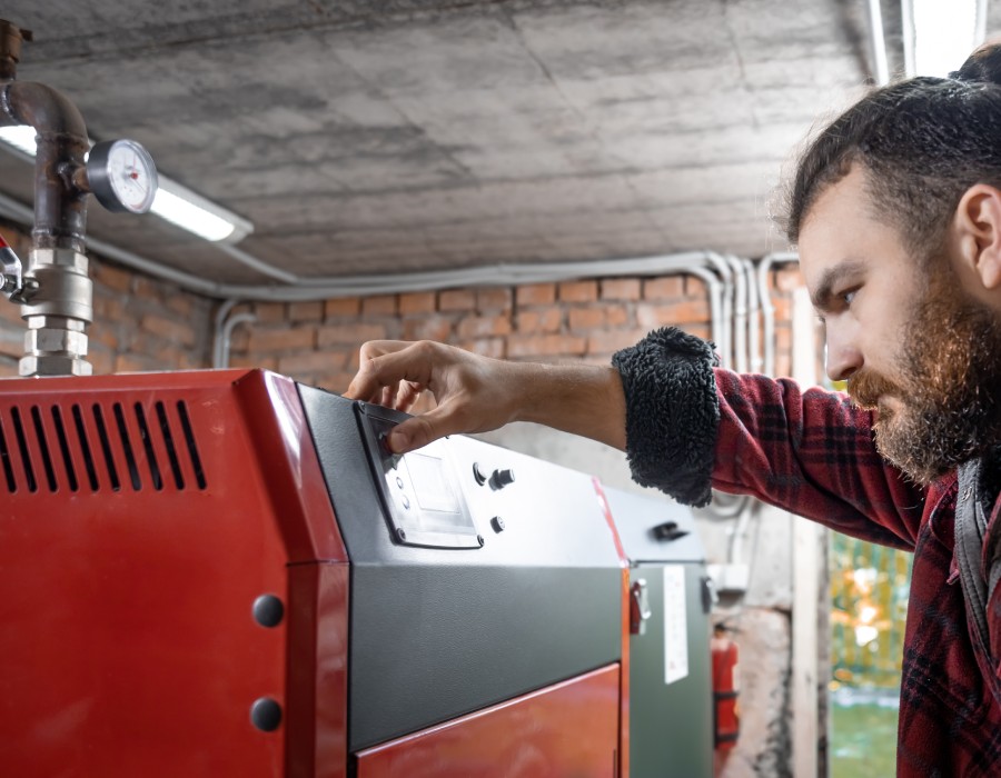 Installation chaudière à granulés